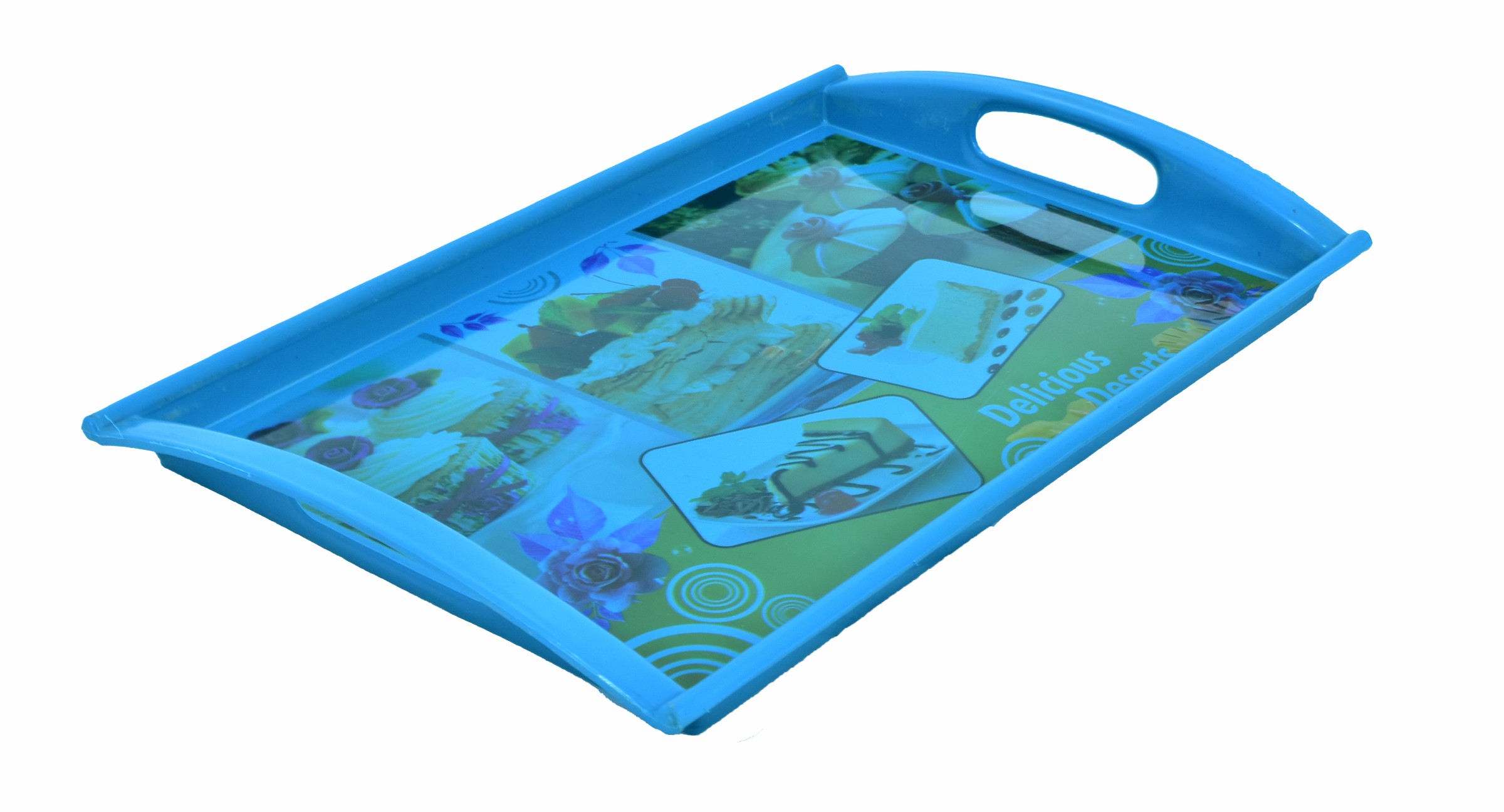 Safari Italian Small Tray Deco No. 2 Blue