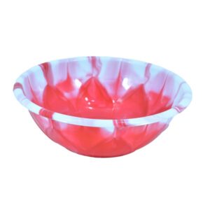 multi soup bowl no. 18 multicolour red