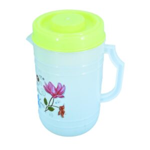 safari jug white deco no. 732 yellow
