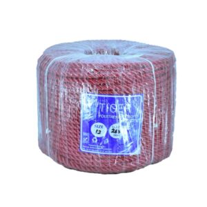 tiger polythene ply rope 12mm red