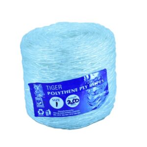 tiger polythene ply rope 1mm 250mtrs