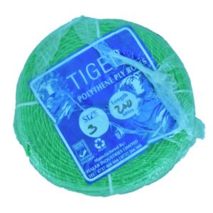 tiger polythene ply rope 3mm green (2)